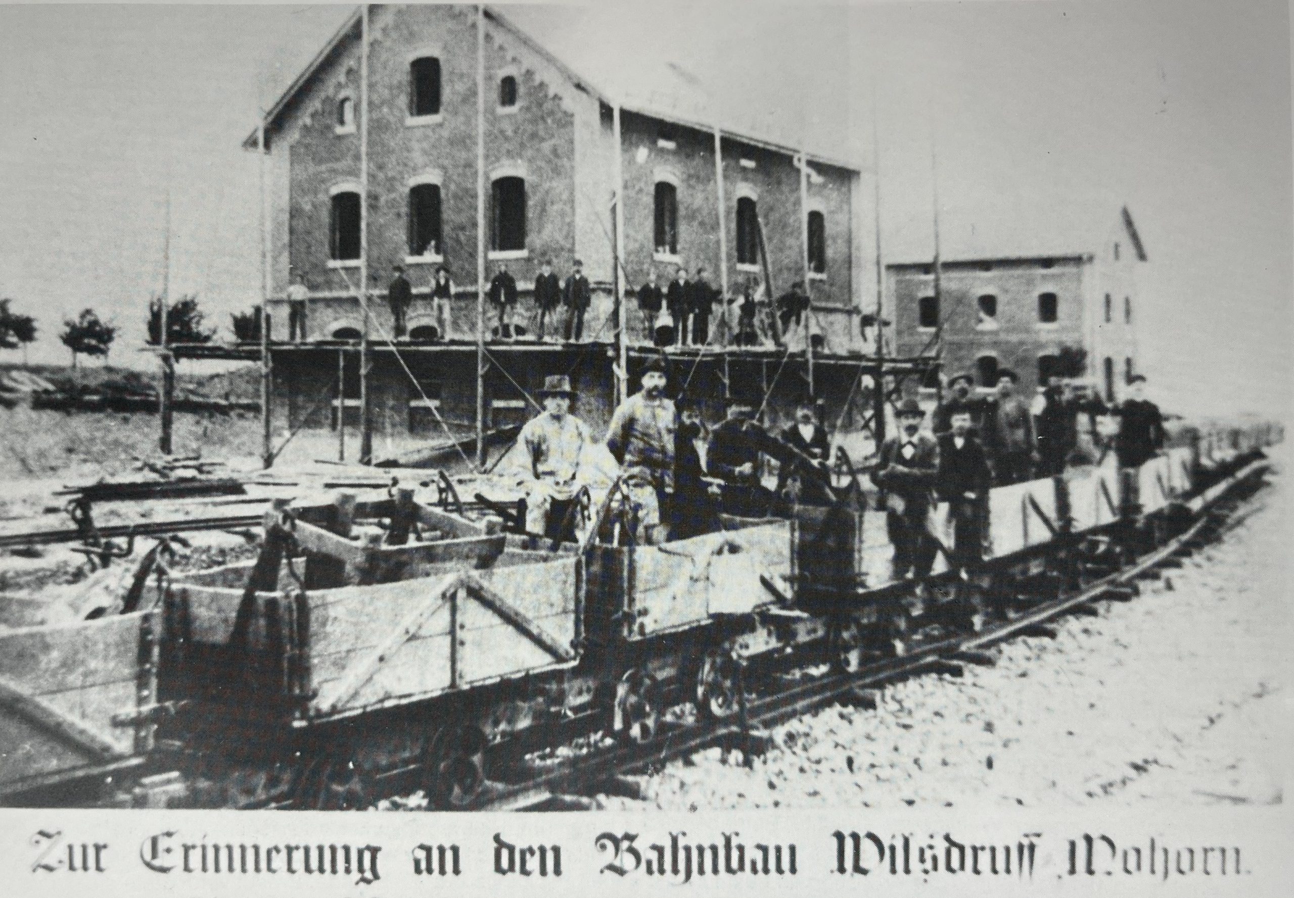 Bahnbau Wilsdruff - Mohorn, Sammlung P. Wunderwald